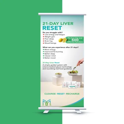 Mannatech - 21 Day Liver Reset Exhibition Graphics and Print Design - Image 2