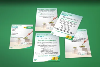 Mannatech - 21 Day Liver Reset Exhibition Graphics and Print Design - Image 5