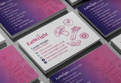EatWright – Business Card Revamp