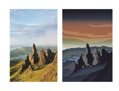 2D Landscape – The Old Man of Storr - Image 2