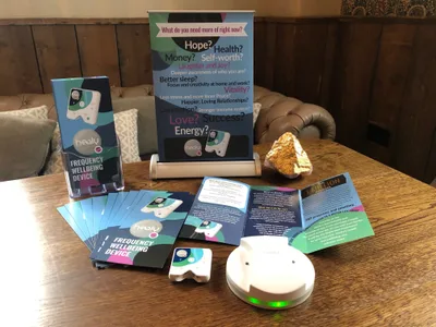 Healy Frequency Device – Leaflet and Banner